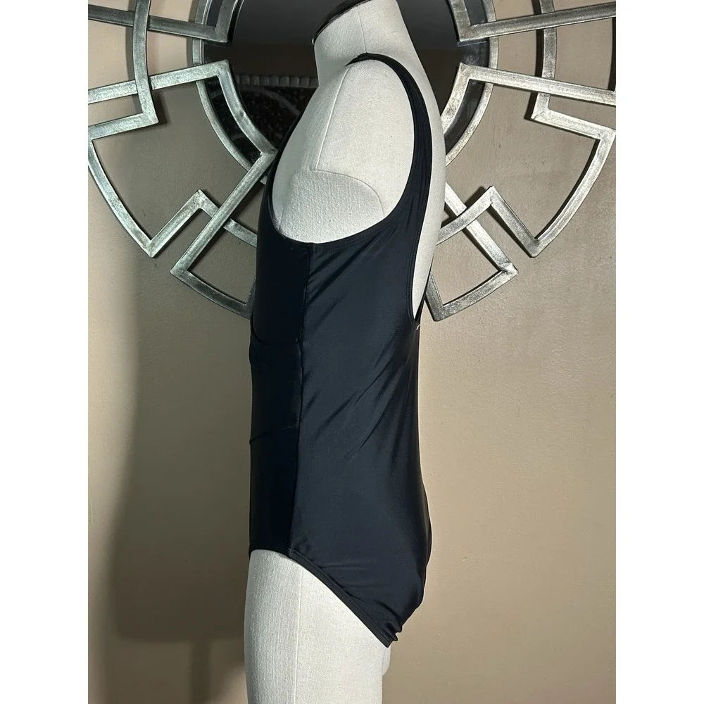 Tommy Hilfiger Black Women's One Piece Swimsuit  Bathing Suit‎ Size 10